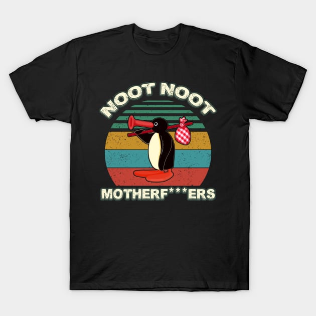 Noot Noot Pingu Meme Gift T-Shirt by Green Splash